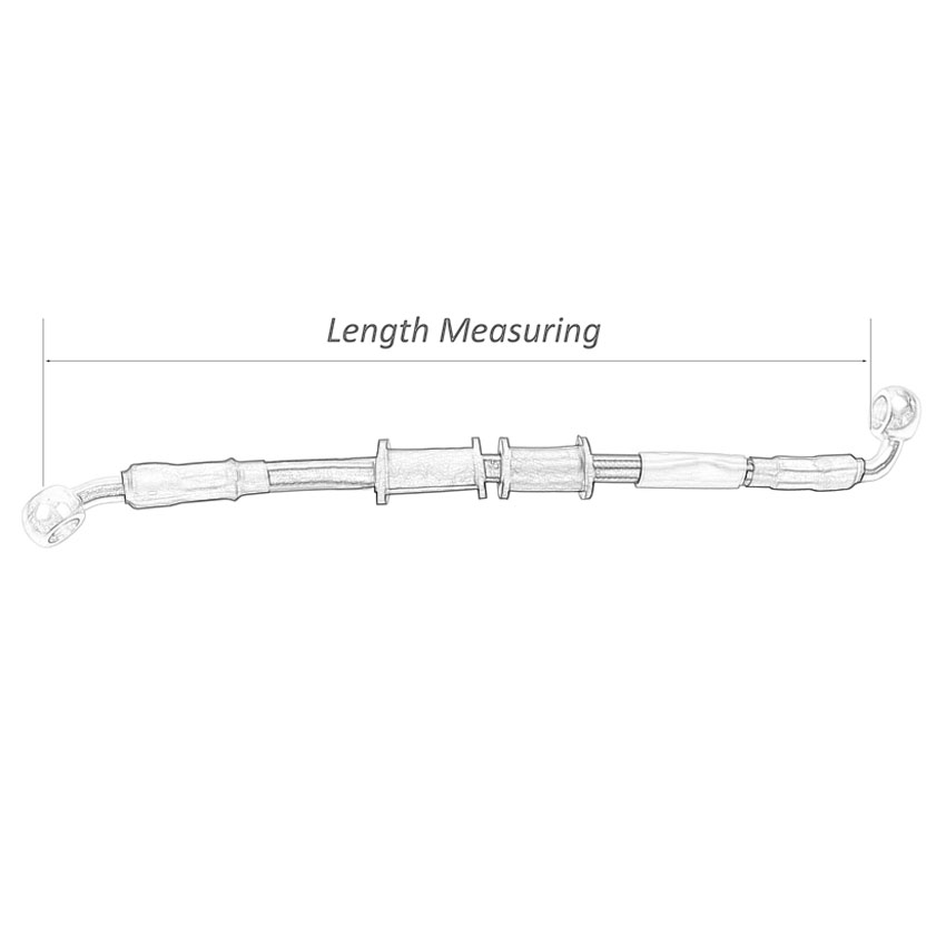400mm-2400mm Brake Hose Hydrau - Motorcycle Brake Cable review and price